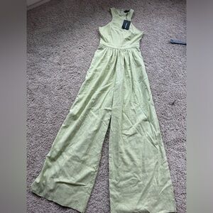 Sage green jumpsuit